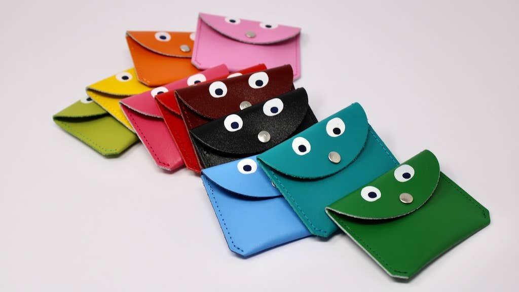 Ark Colour Design Google Eye Mini Money Purse - Thumbnail 2